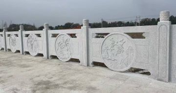 孝感芝麻白河道栏杆 石材栏杆