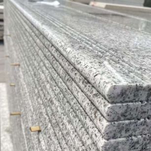 孝感芝麻白楼梯踏步 花岗岩楼梯板材