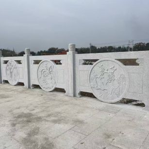 孝感芝麻白河道栏杆 石材栏杆