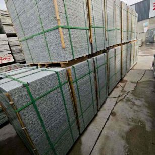 孝感芝麻白地铺版 石材地铺石