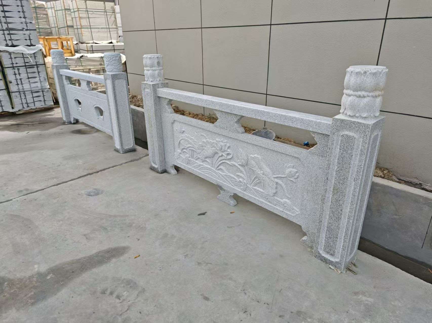 孝感芝麻白河道栏杆 石材栏杆