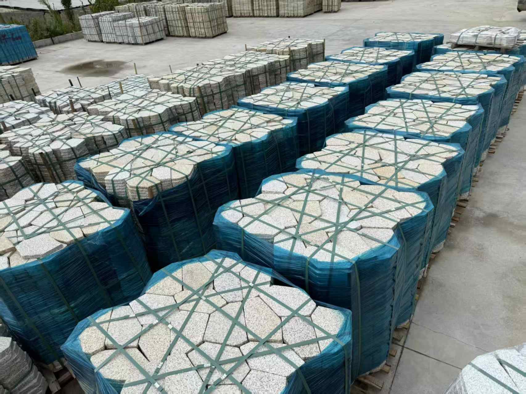 孝感黄金麻冰裂纹 碎拼