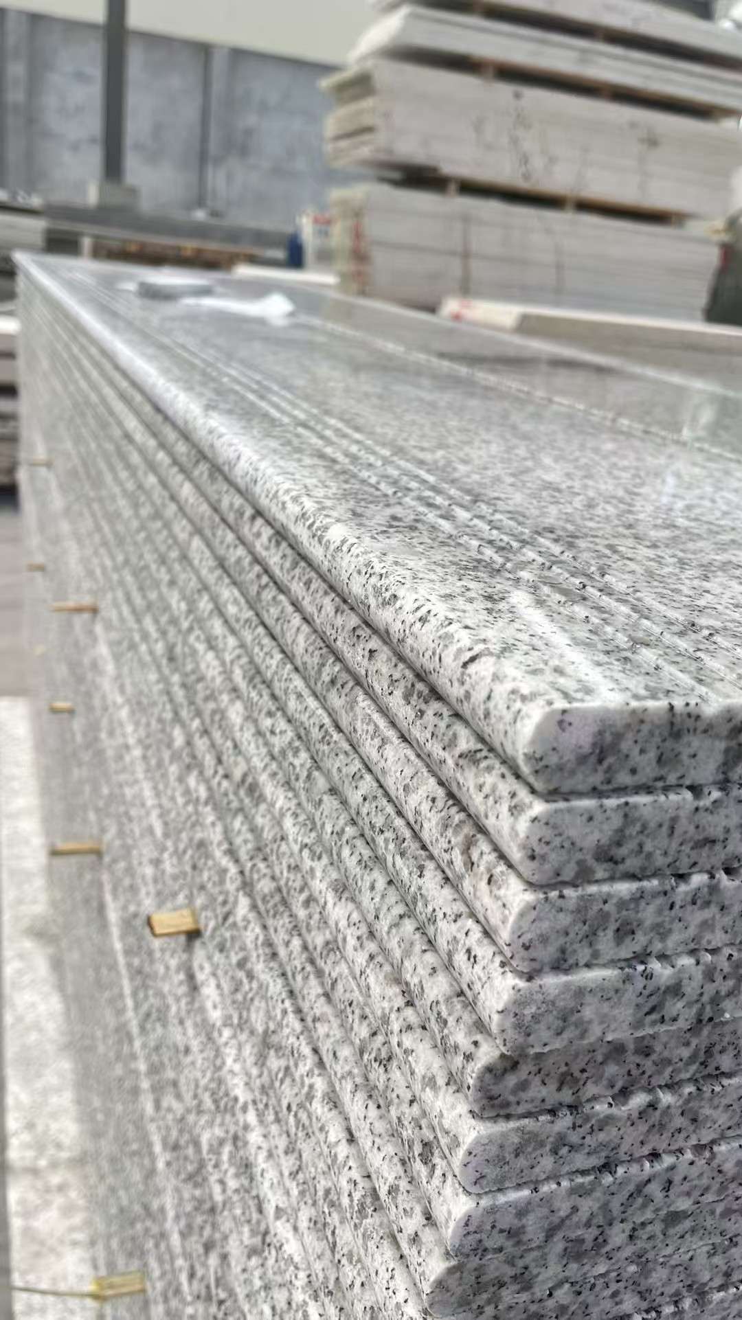 孝感芝麻白楼梯踏步 花岗岩楼梯板材