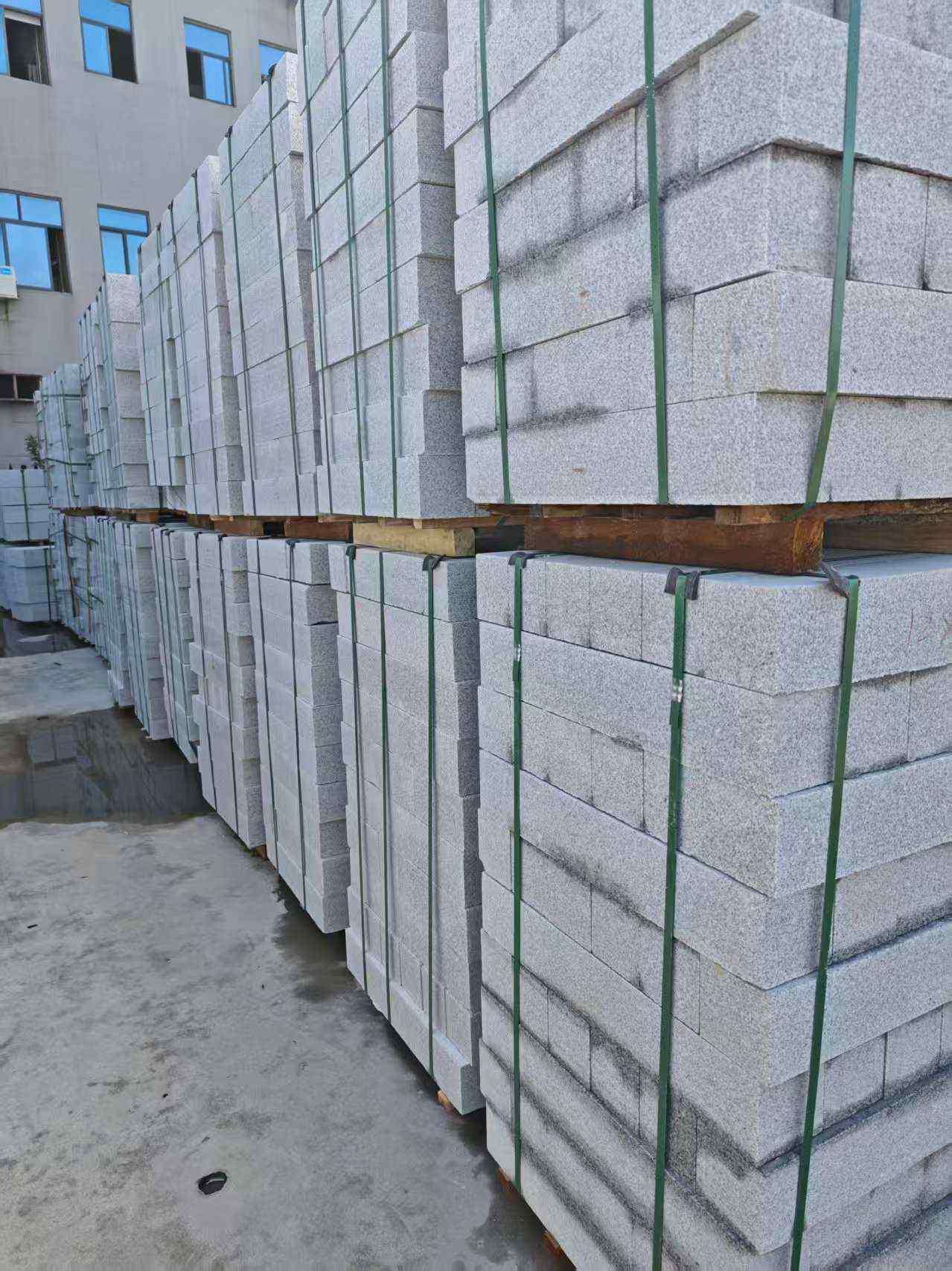 孝感芝麻白路牙石，路侧石