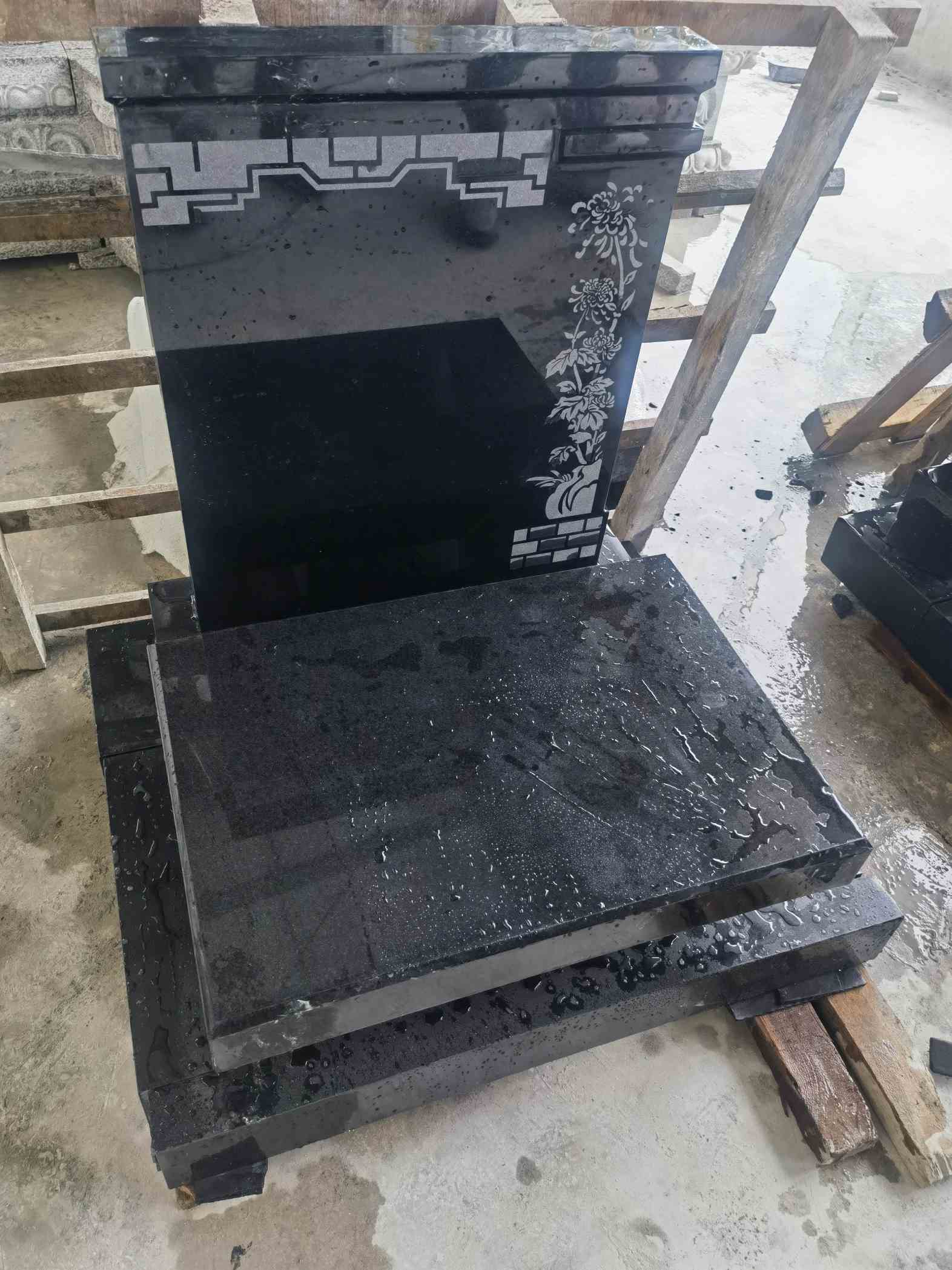 孝感花岗岩墓碑石 墓碑 套墓